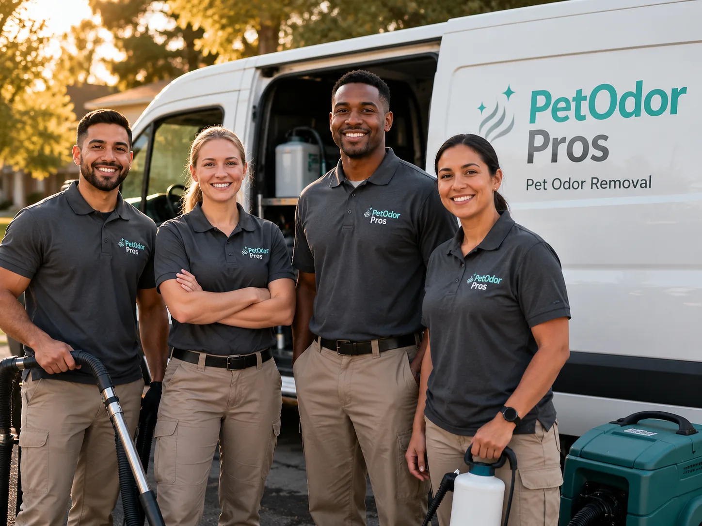 Pet Odor Removal team serving Easton, TX